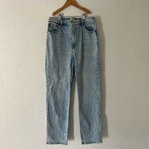 Abercrombie The 90s Straight Ultra High Rise